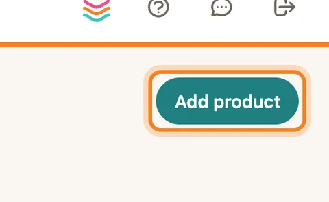 Press Add product — enlarge